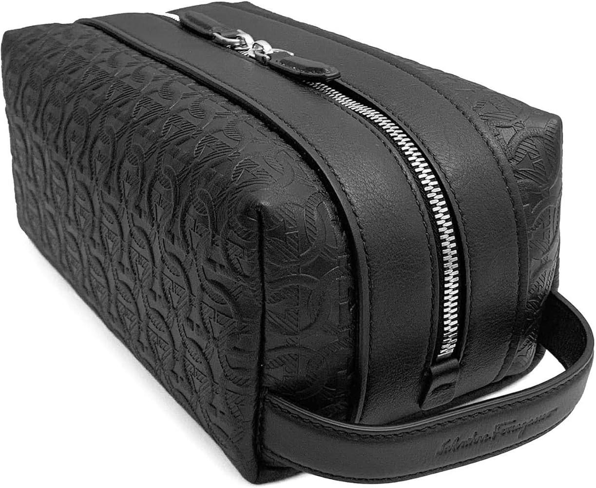 Amazon | [フェラガモ] ガンチーニ・モノグラム ドップキットバッグ 24