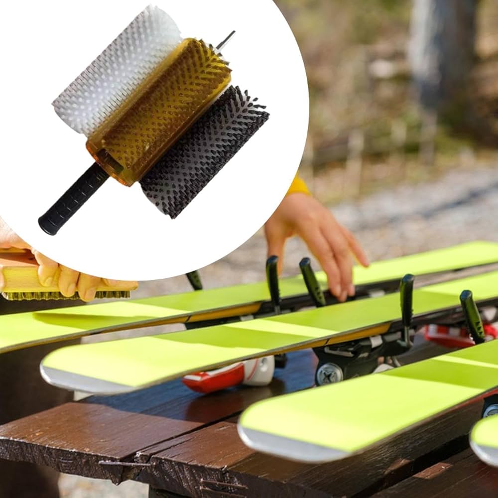 Amazon.co.jp: Qialexicon スキーブラシキット 効率的なプロ仕様電動