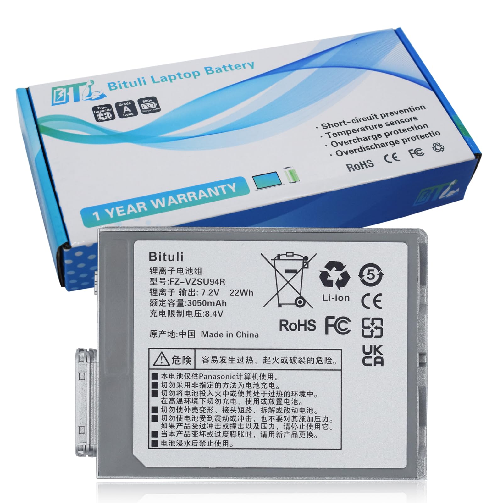 Amazon.com: Bituli FZ-VZSU94W FZ-VZSU94R Laptop Battery