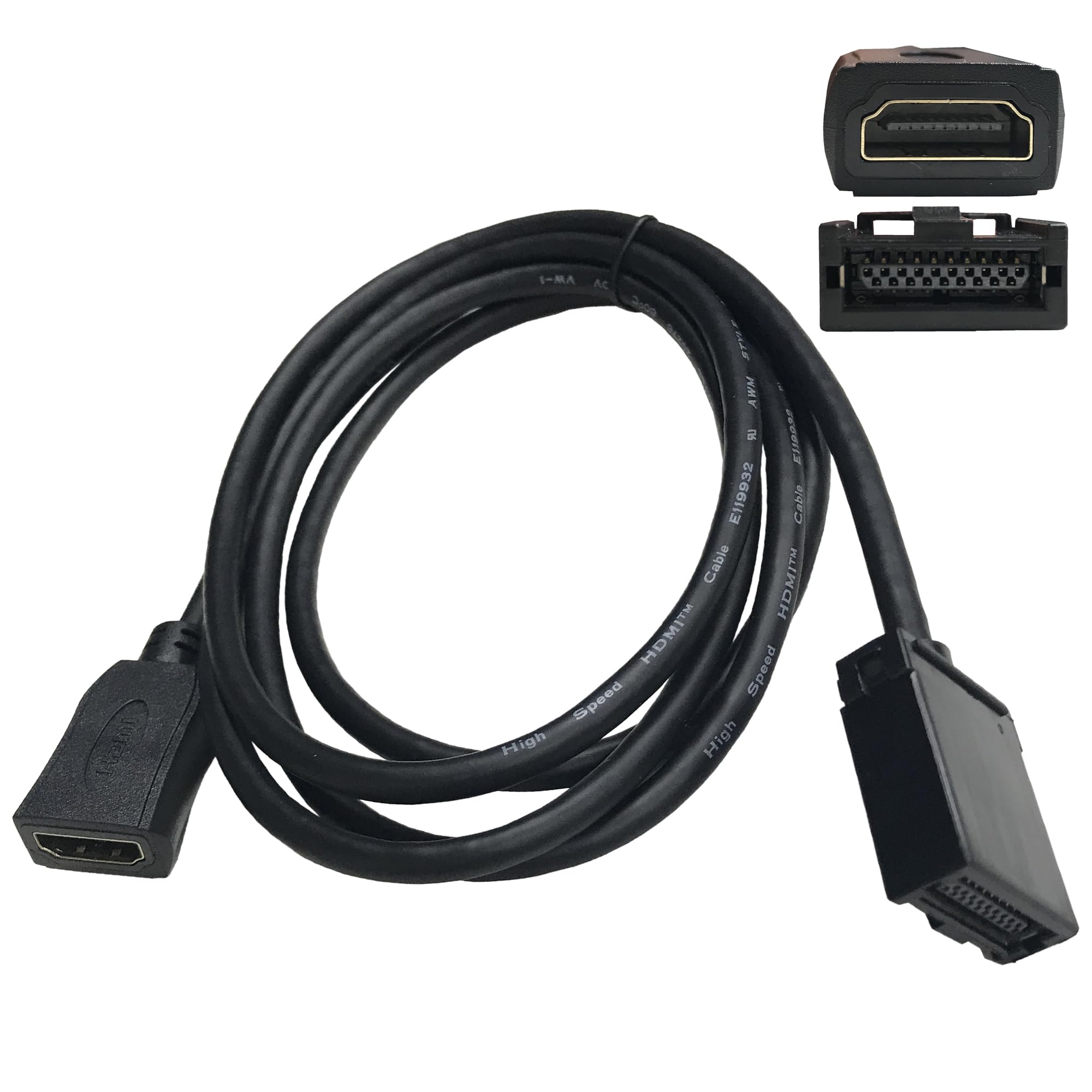 Amazon.co.jp: HDMIケーブル 車 カーナビ 変換ケーブル NMZN-Y73D NSZT