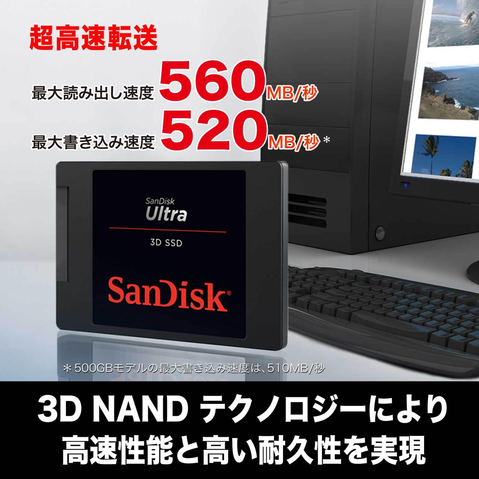 Amazon | 【 サンディスク 正規品 】 SanDisk サンディスク 内蔵 SSD