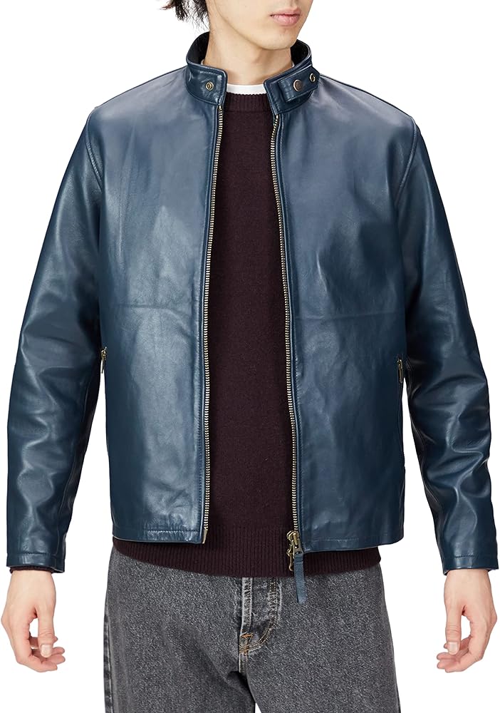 Amazon | [インディアン] レザージャケット シープスキン シングル