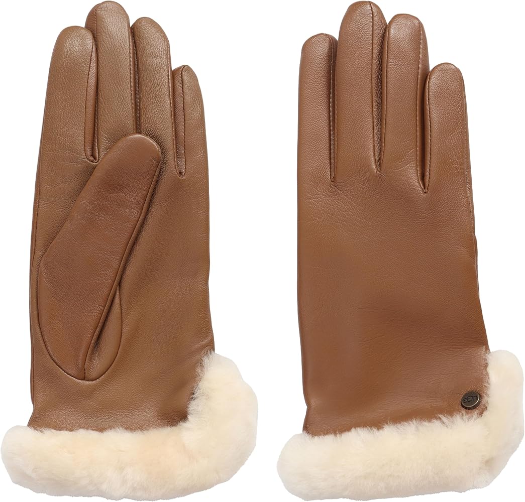 Amazon | UGGレディースWレザーシープスキンベントグローブ。 | 手袋 通販