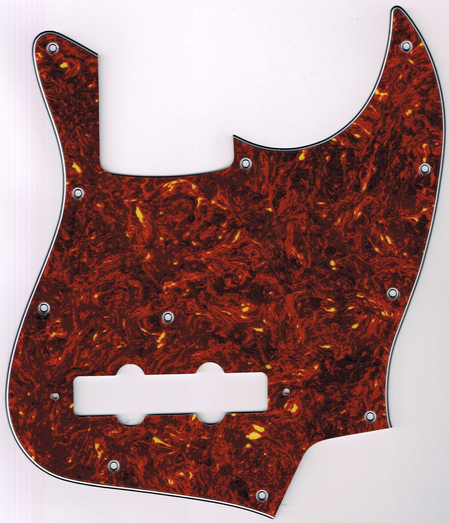 Amazon | (日本製)ジャズベース用赤鼈甲 3プライ 11穴 純正穴