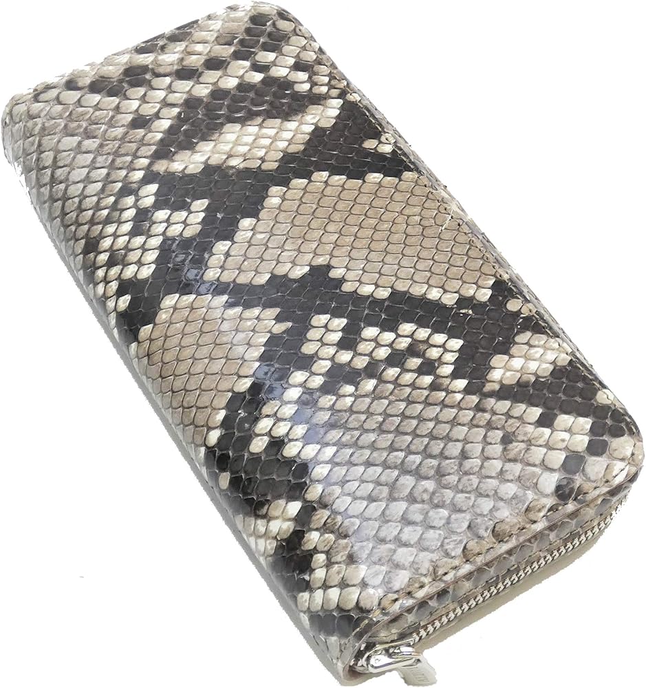 Amazon | [アルズニ] オフィシャル ダイヤモンドパイソン 蛇革 本革