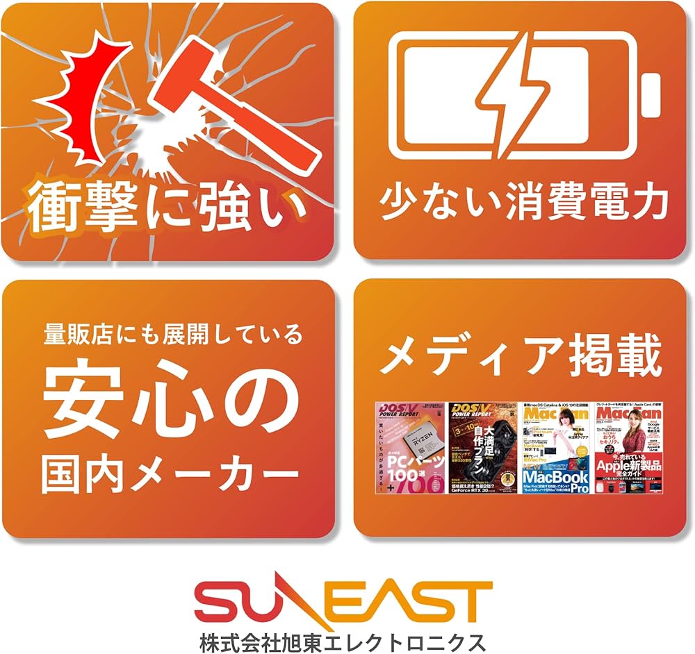 Amazon | SUNEAST 2TB NVMe SSD PCIe Gen 3.0 ×4 M.2 Type 2280 内蔵