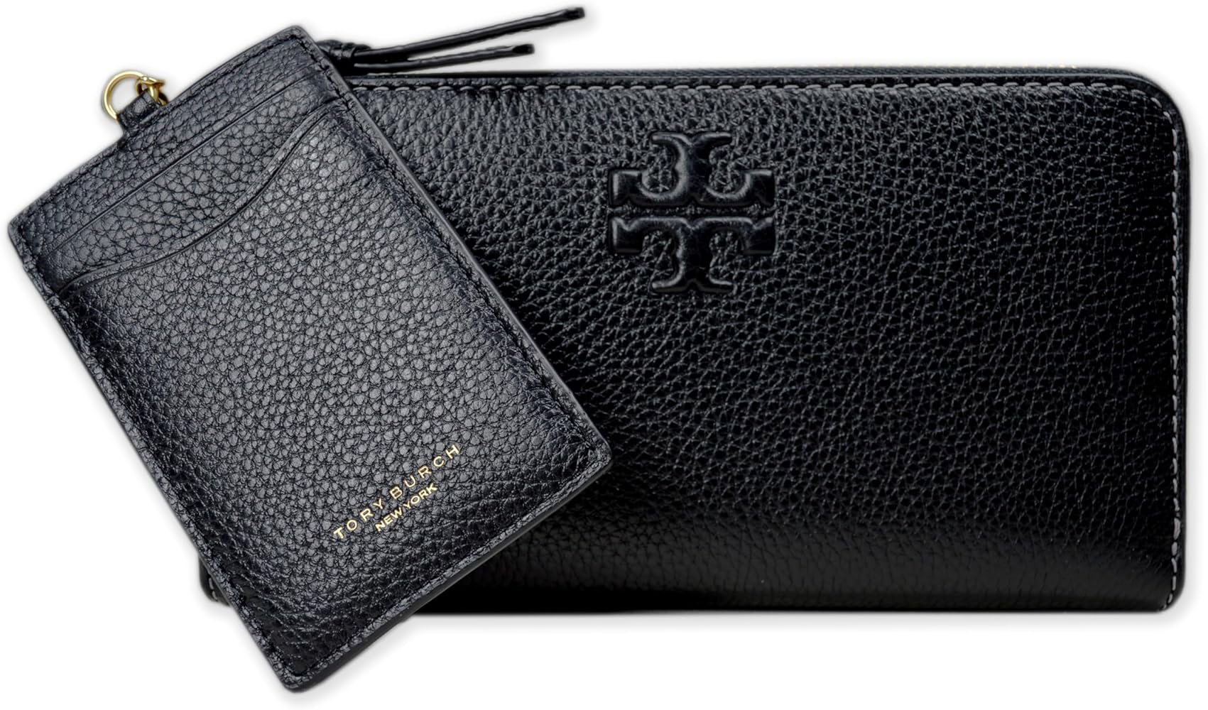 Tory Burch Womens 146471 Pebble Leather Thea Zip Around