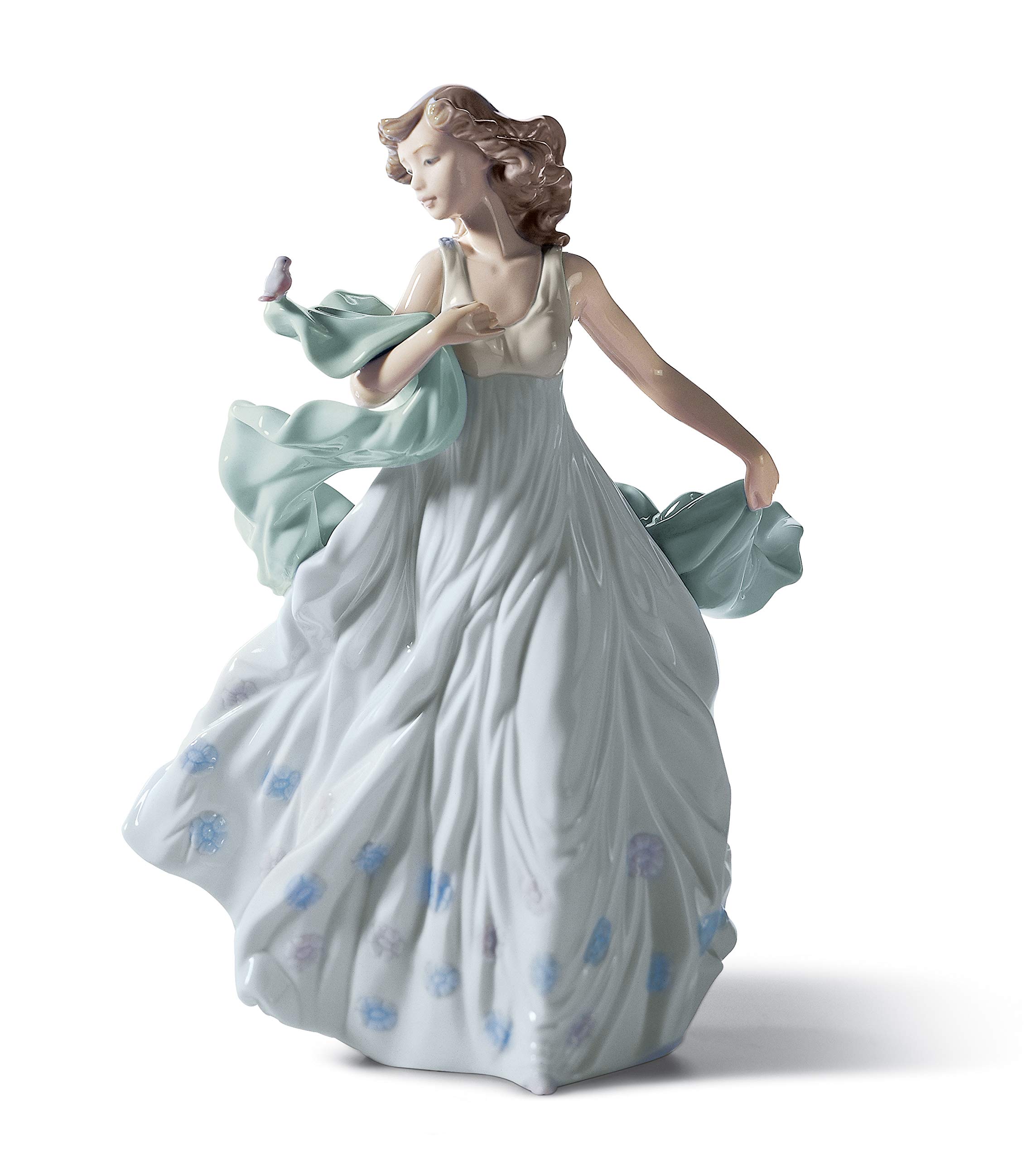 Amazon.com: LLADRÓ Glossy Porcelain Figure Summer Serenade in