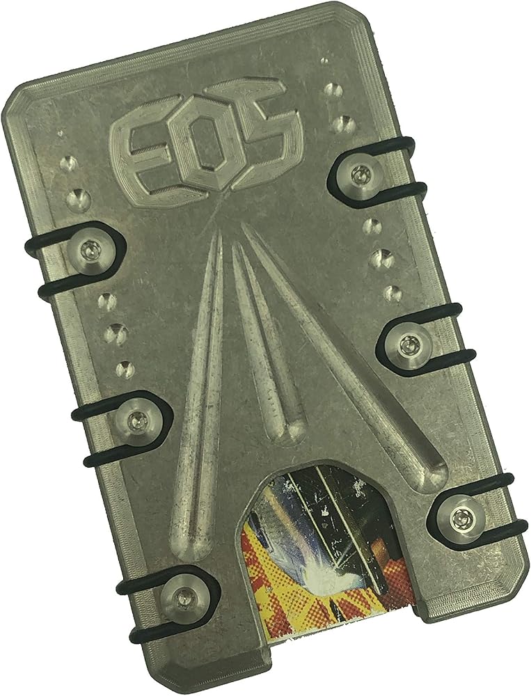 Amazon | チタンウォレットカードホルダー マネークリップ付き EOS 2.0