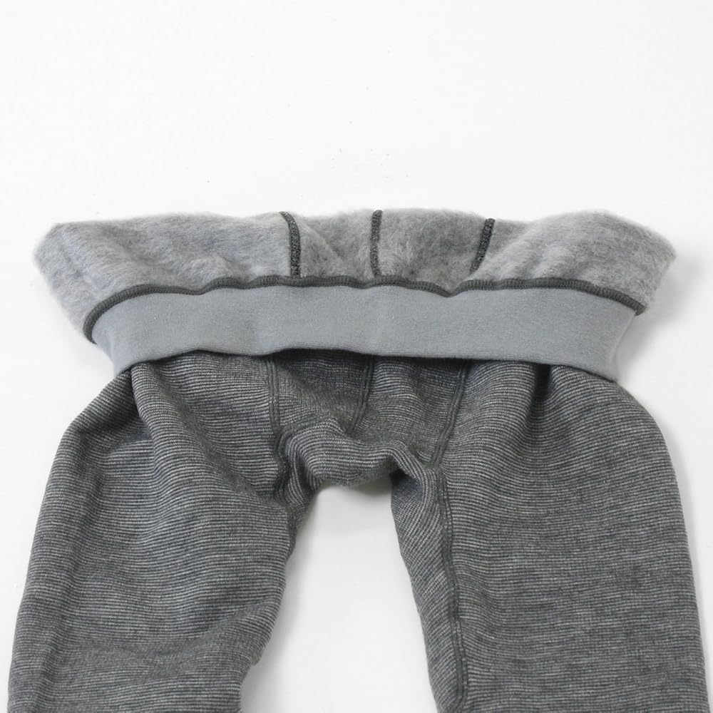 Amazon | もちはだ もちジョイ 細微厚地 タイツ M～L チャコール 前