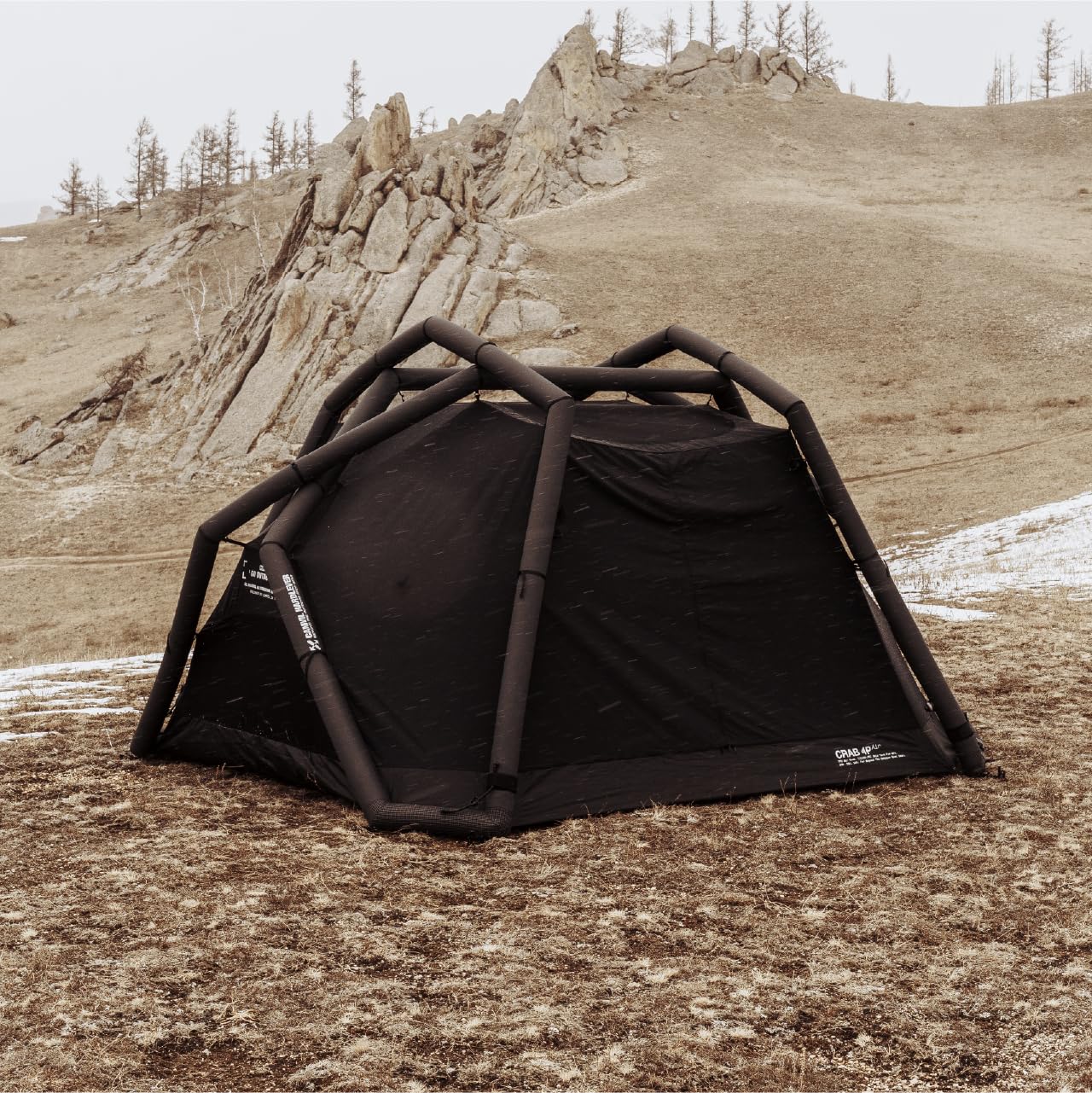 Amazon.co.jp: CAMVIL（カンビル）カニ4Pエアーテント エアーテント