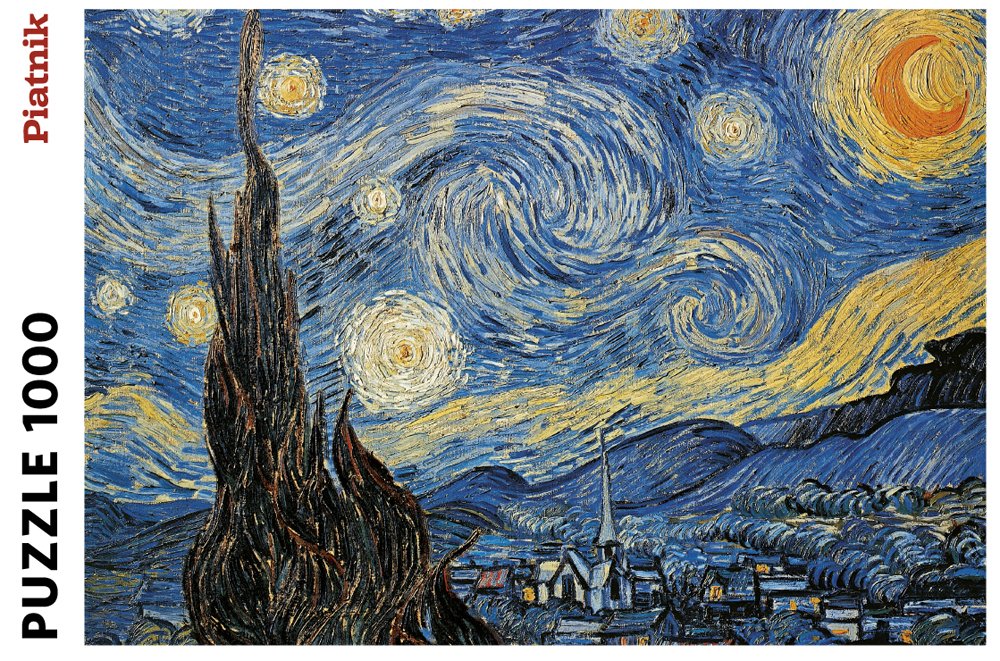Amazon.co.jp: 1000ピース ジグソーパズル ゴッホ 星月夜 絵画 5403
