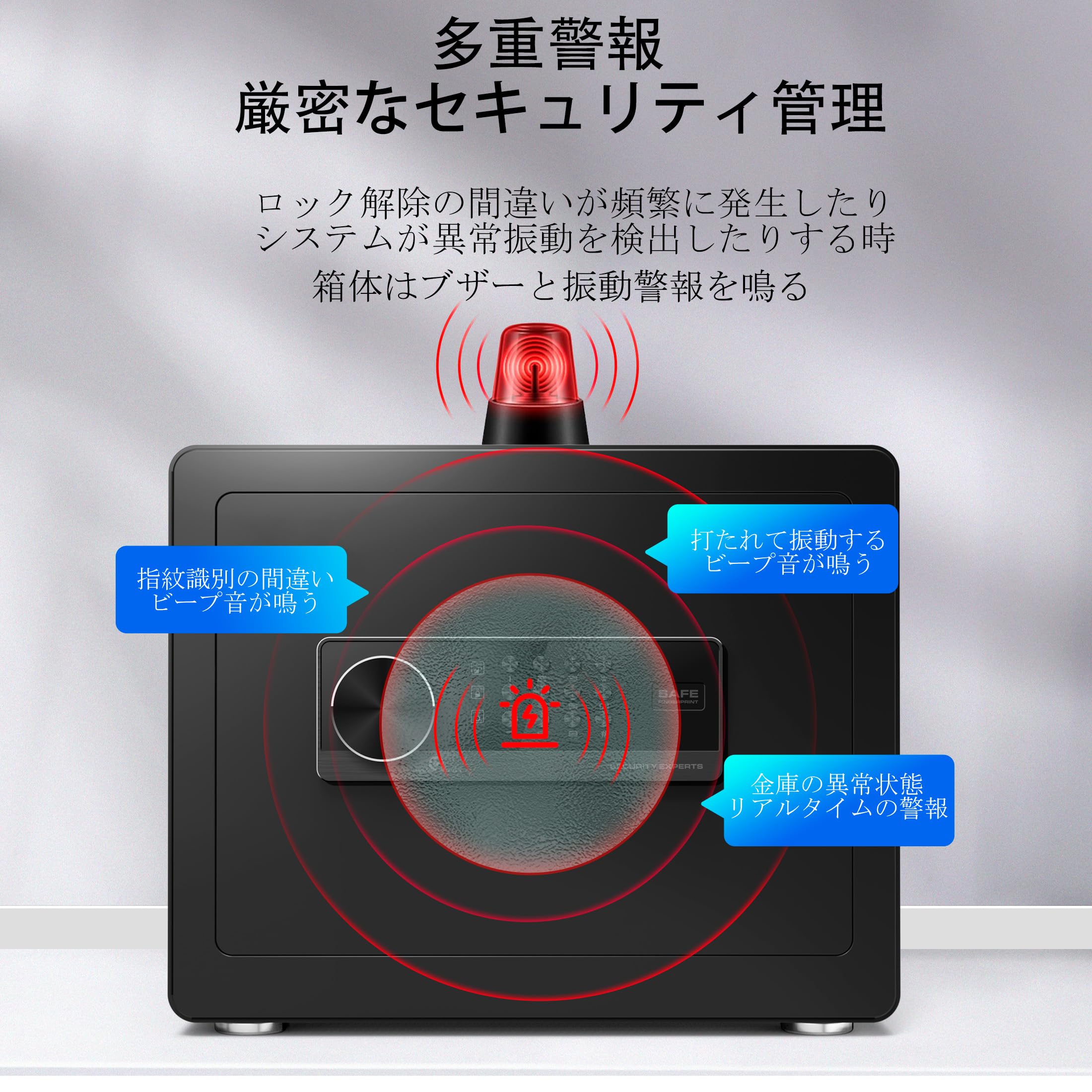 Amazon.co.jp: GIRGBE【2024強化版】家庭用 暗証番号 26L 金庫 床・壁