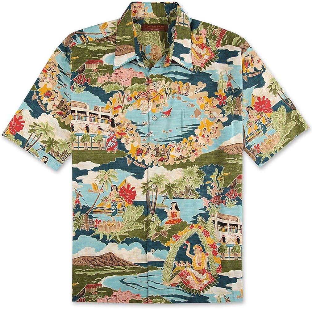 Amazon.co.jp: [トリ・リチャード]TORI RICHARD メンズアロハシャツ