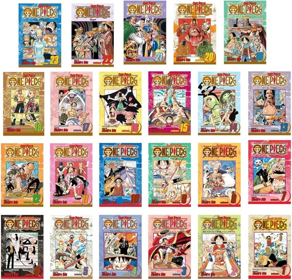 One Piece Manga Box Set: East Blue and Baroque Works, Volumes 1-23