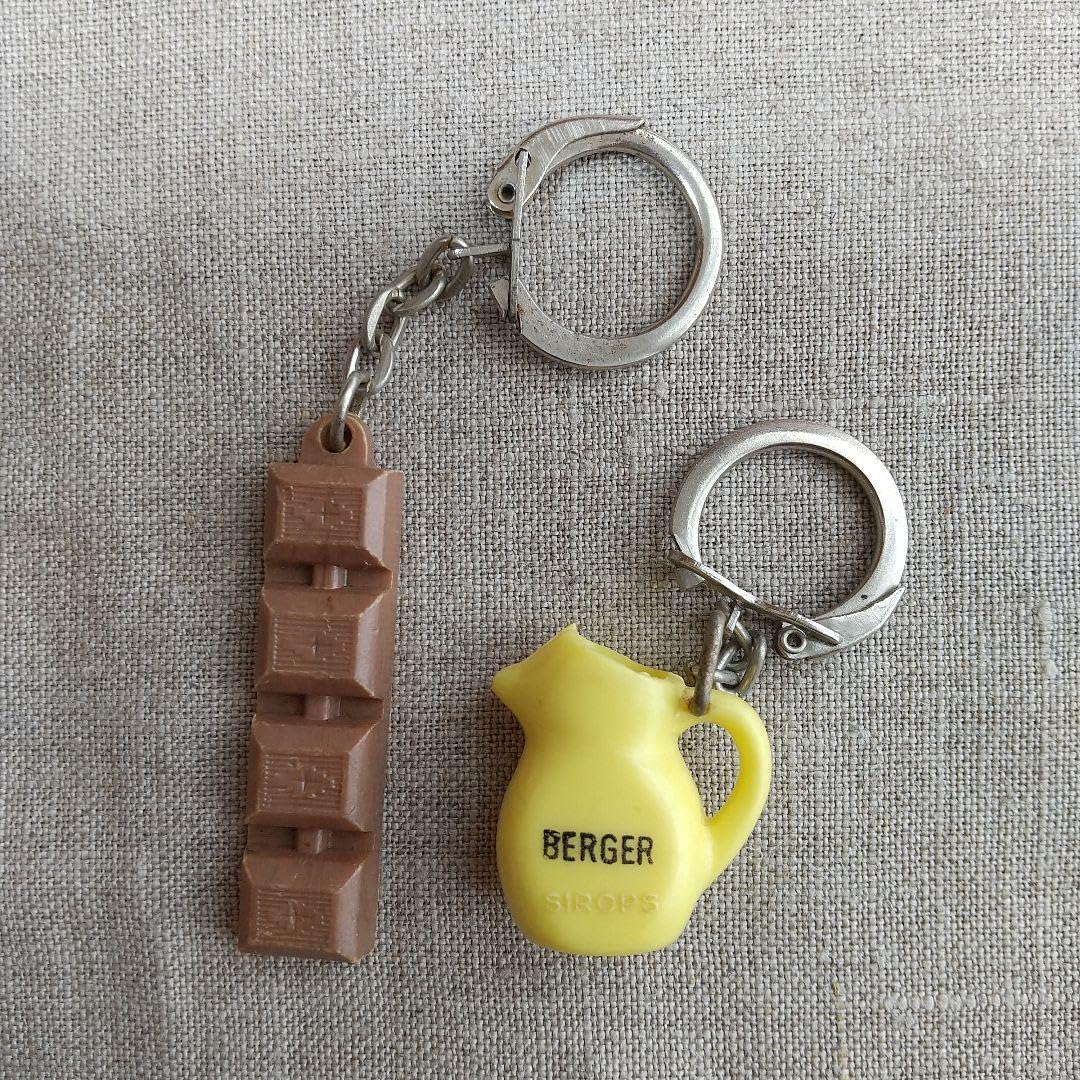 Amazon.co.jp: フランスキーホルダー 8個セット ヴィンテージ フレンチ