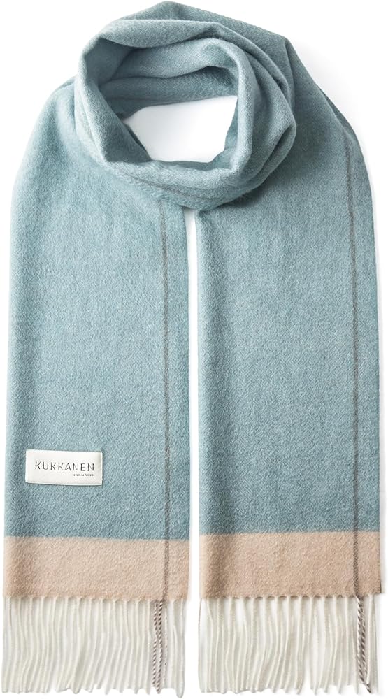 Amazon | [Kukkanen] カシミヤ マフラー メンズ カシミヤ100