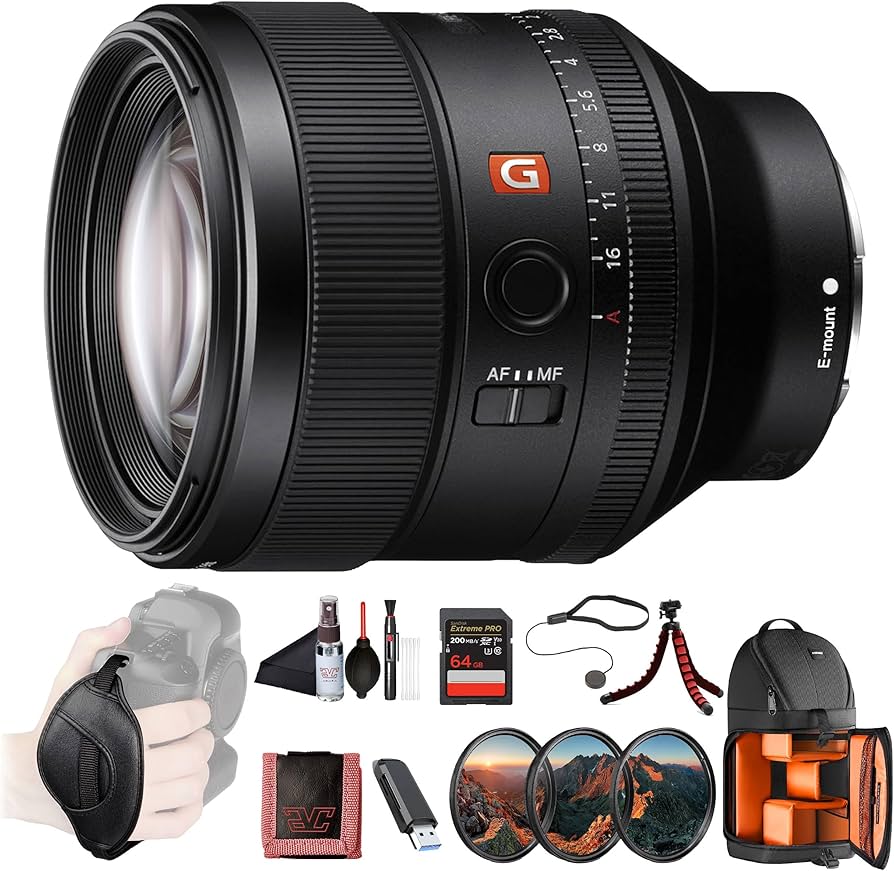 Amazon.com : Sony FE 85 mm F1.4 GM Portrait Prime Lens (SEL85F14GM