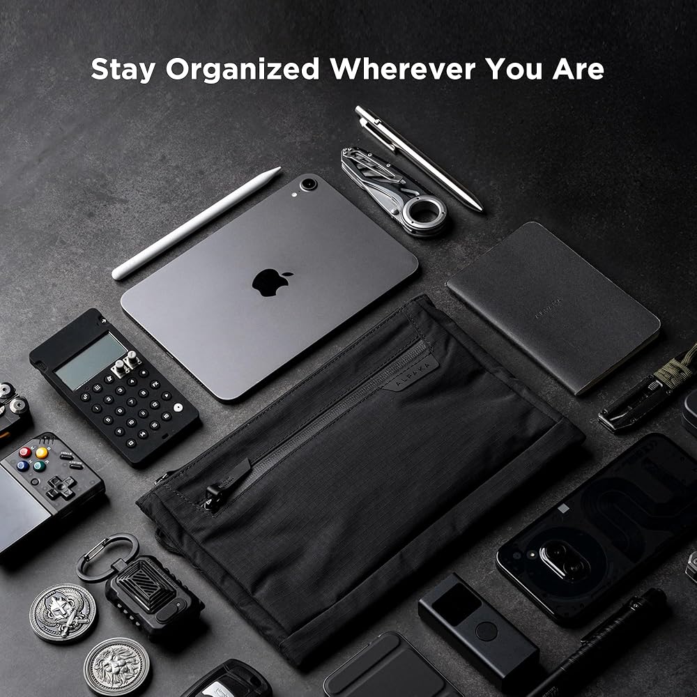 Amazon.com: ALPAKA Zip Pouch Max V2 - Black Axoflux 210D Water