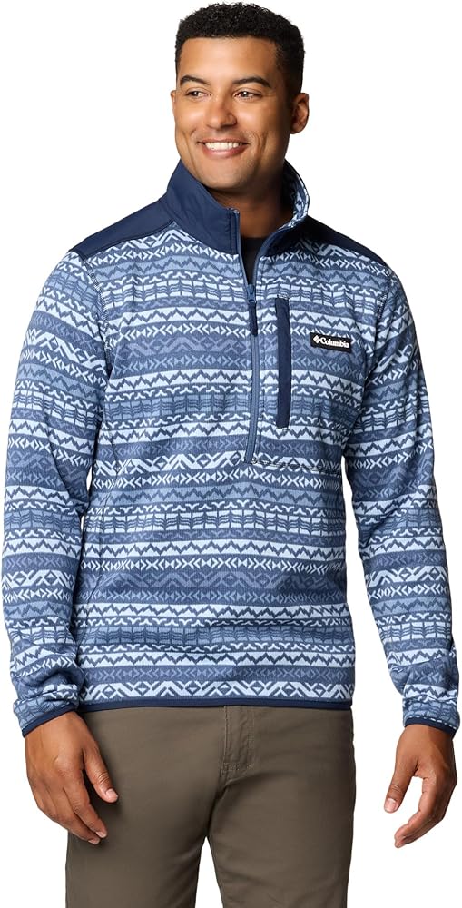 Amazon.com: Columbia Men's Sweater Weather Printed Half Zip II