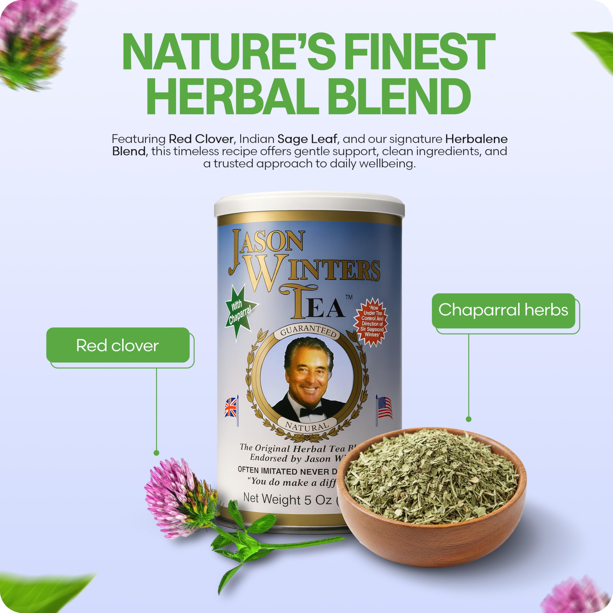 Amazon.com : Jason Winters Classic Blend Herbal Tea with Chaparral