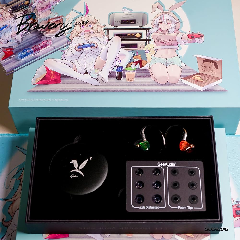 Amazon.co.jp: SeeAudio Bravery 24 4BAドライバー搭載IEMイヤホン