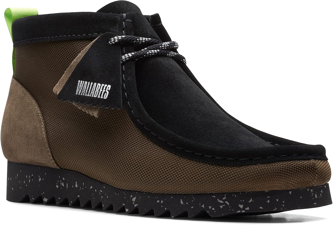 Men's Clarks Original Wallabee FTRE Made in Portugal (Green Combi