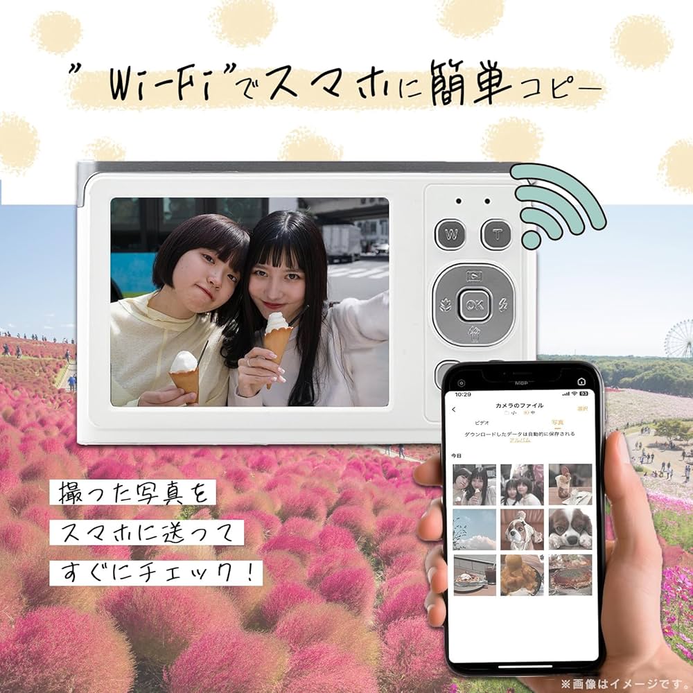 Amazon | KEIYO【Wi-Fiコンパクトデジタルカメラ】 800万画素 スマホに