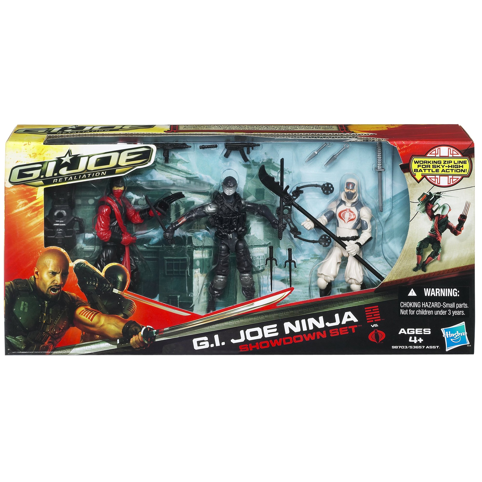 Amazon.com: GI Joe Retaliation Movie Ninja Showdown Set : Toys & Games