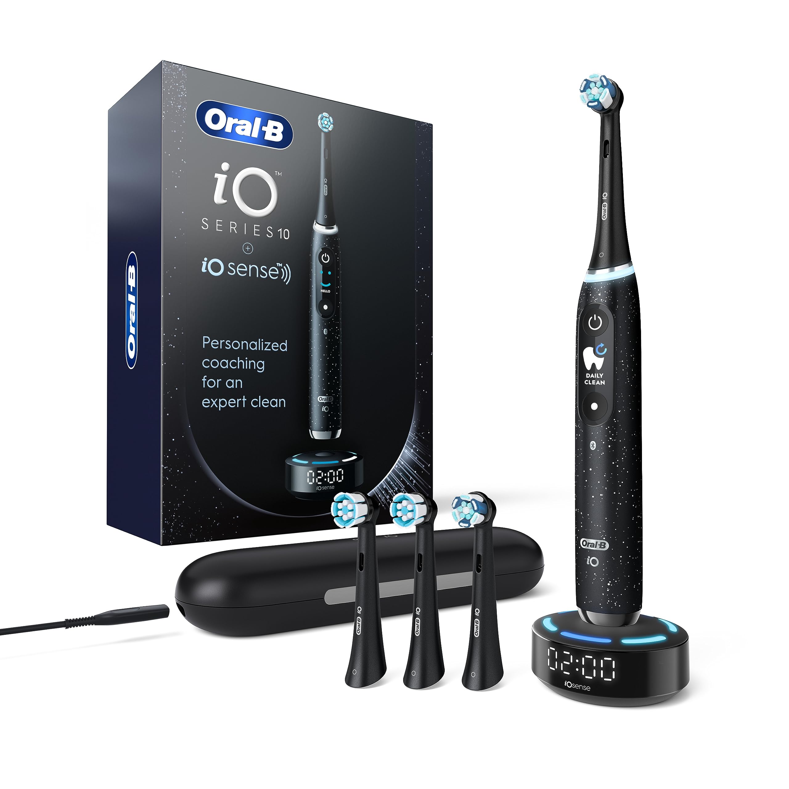 Oral-B Power iO Series 10 Electric Toothbrush, Cosmic Black, iO10