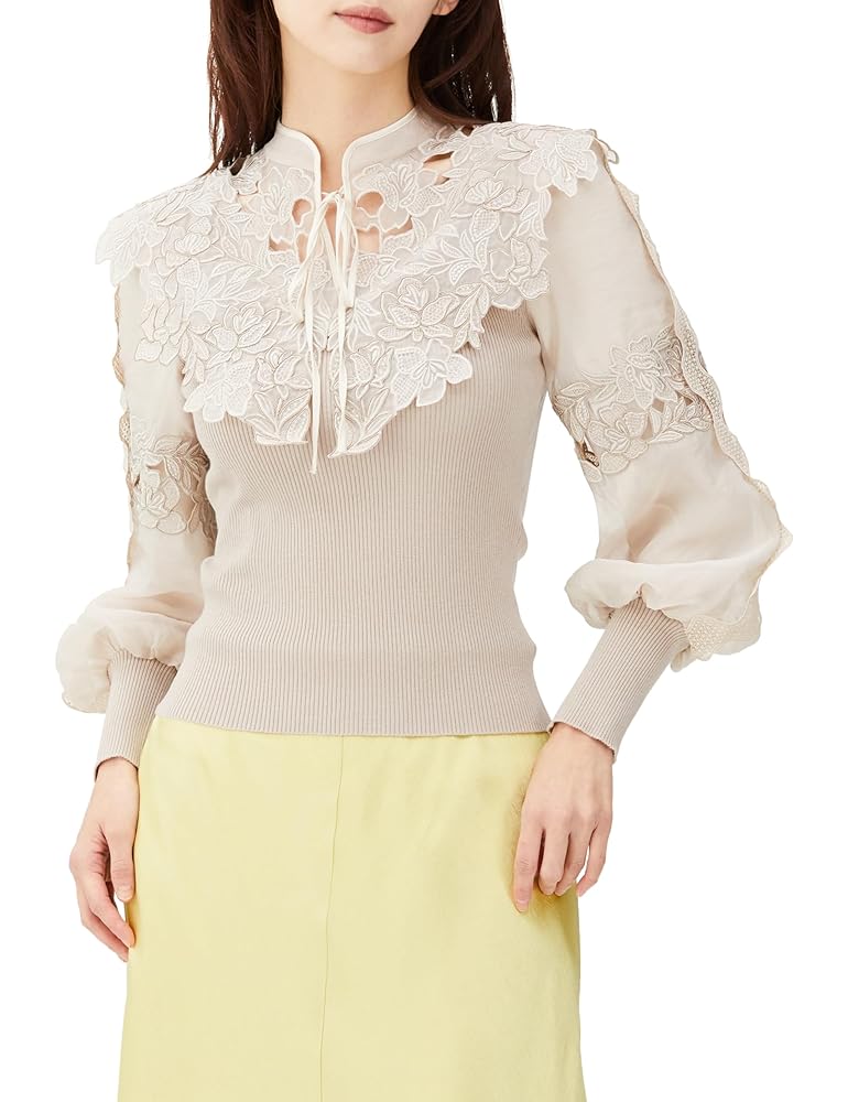 タグ付⭐︎snidel レースカラーニットプルオーバー 【公式通販】