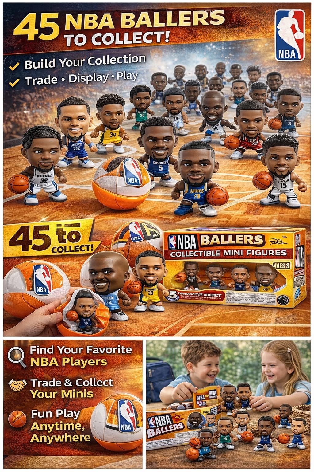 Amazon.com: ZURU 5 Surprise NBA Ballers Series 2 Official NBA