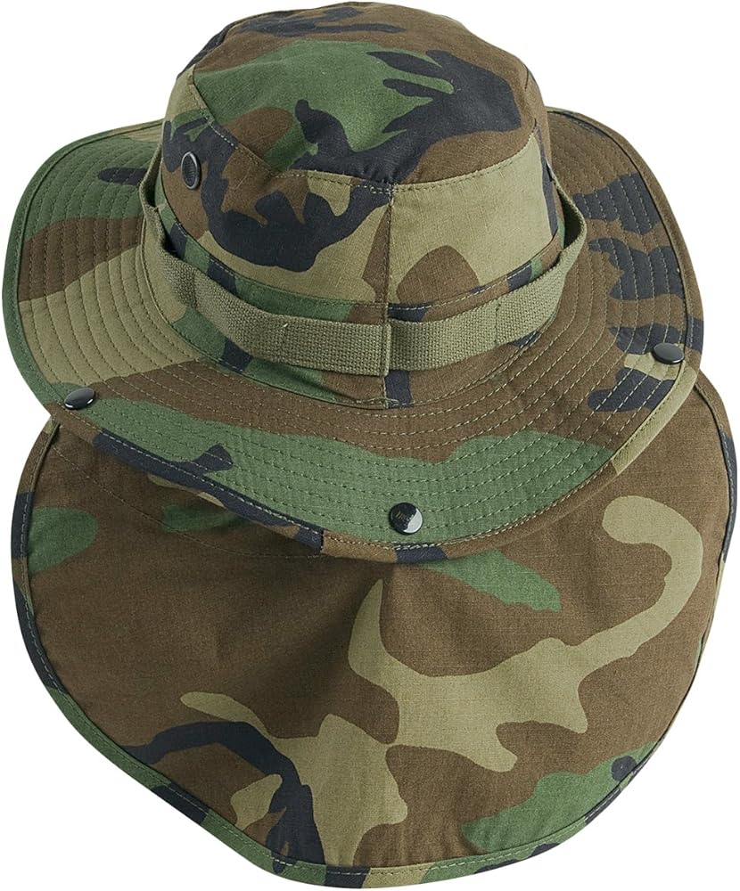 Amazon.com: Helikon-Tex Men's Boonie Hat US Woodland Size XL (7 3