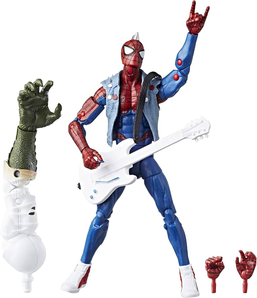 Amazon.com: Spider-Man Legends Series 6-inch Spider-Punk : Toys