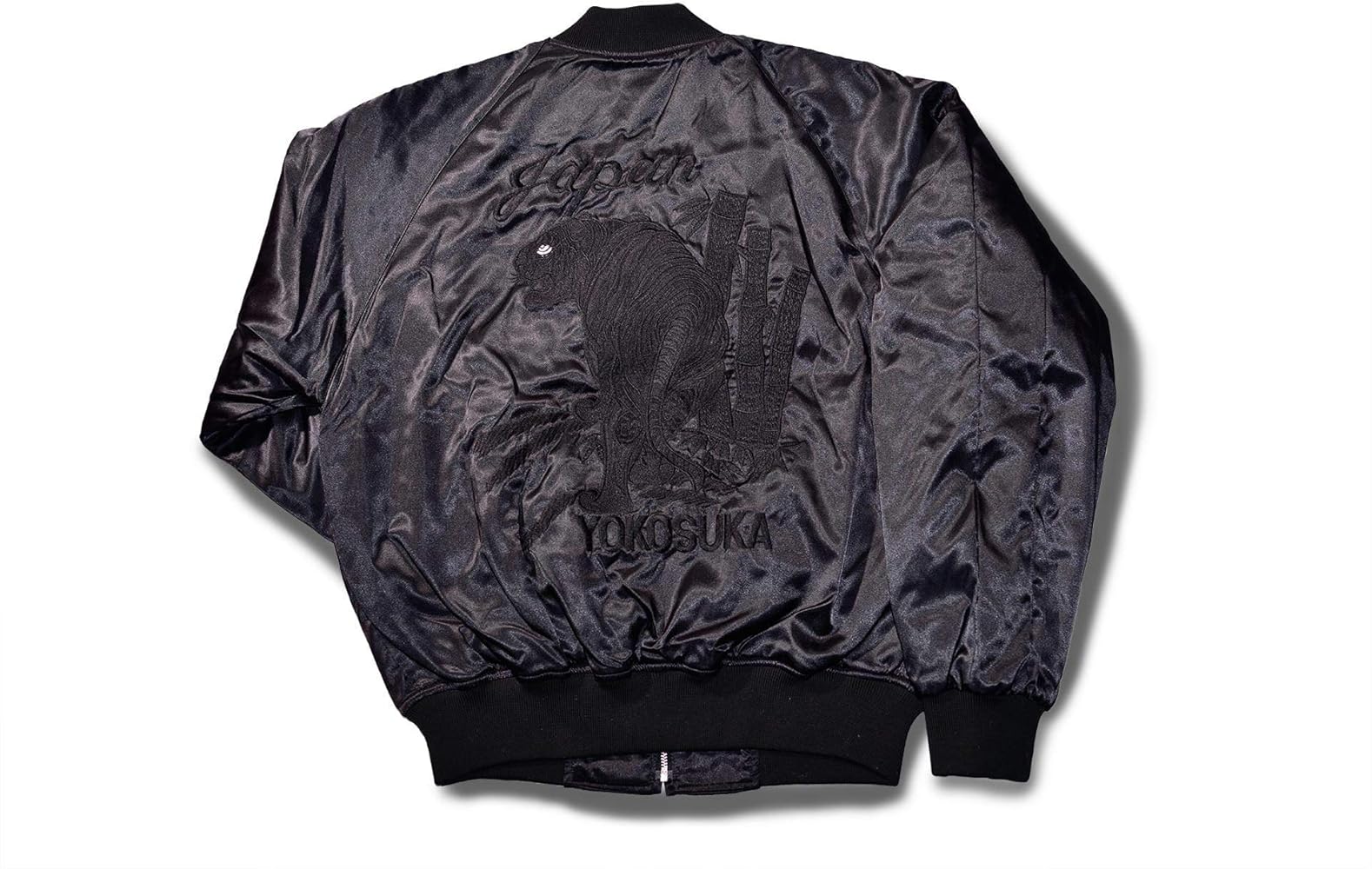 Amazon.co.jp: [星姫] (hoshihime スカジャン(竹トラ) サテン(黒×黒