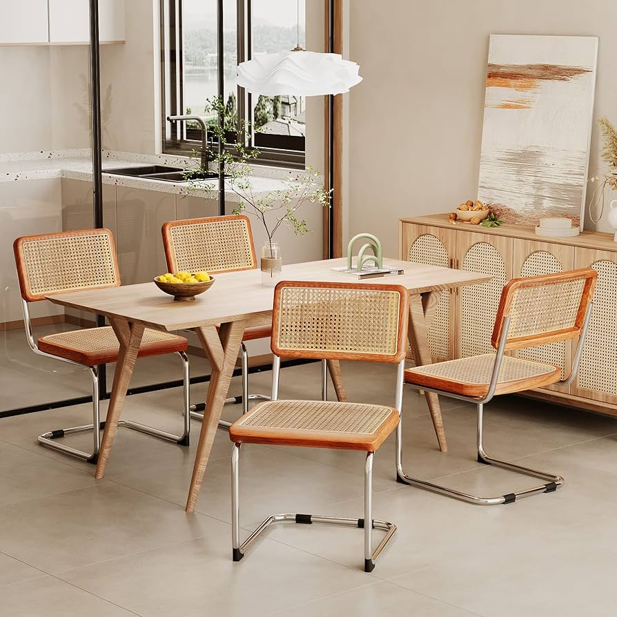 Amazon｜Alunaune モダン ミッドセンチュリー ダイニングチェア 2点