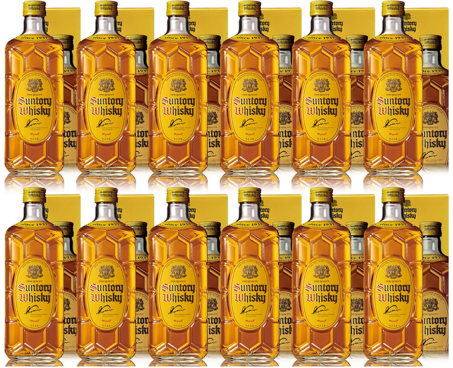 Amazon.co.jp: 12本1箱 サントリー ウイスキー 角瓶 700ml×12本(簡易