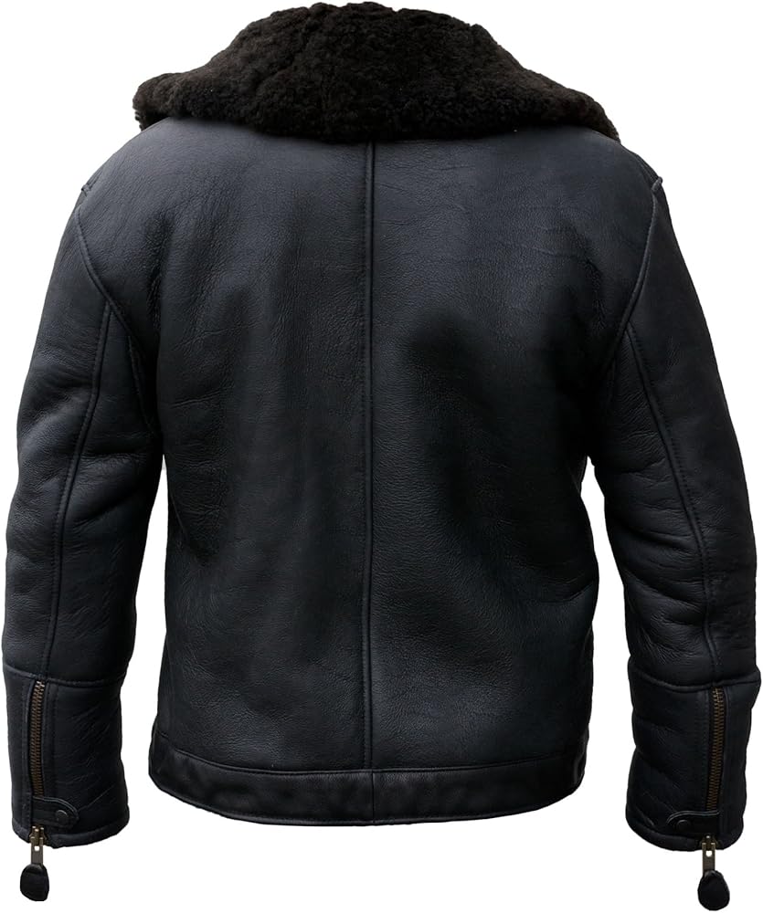 RSH LeatherCraft German Luftwaffe KANALJACKE Black Bomber Real