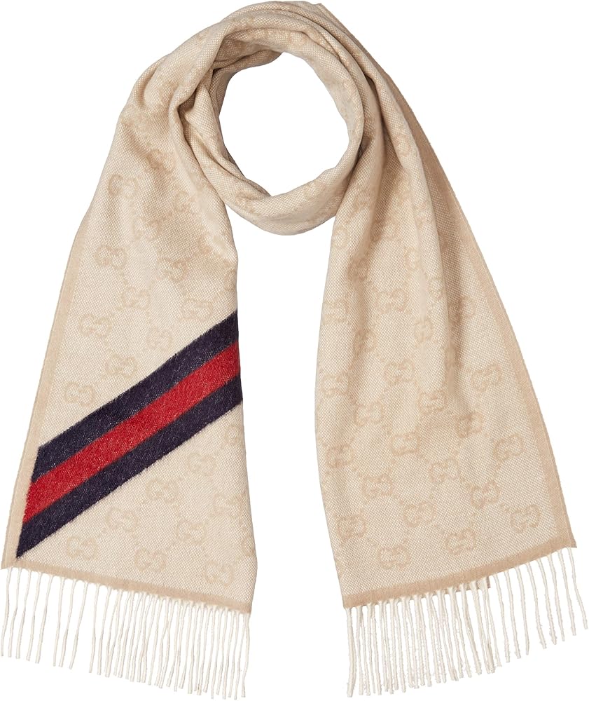 Amazon | [グッチ] マフラー GGパターン 570603-3GB18-9568 [並行輸入