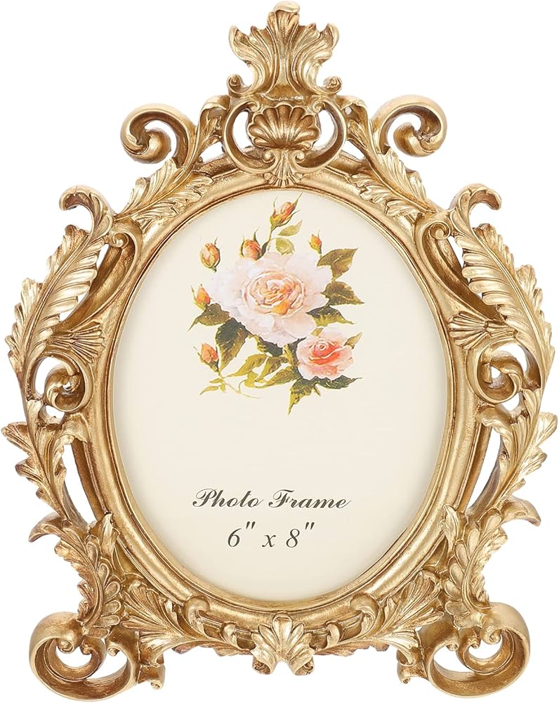 Amazon.co.jp: 家の装飾ゴールド額縁ヨーロッパのヴィンテージ写真