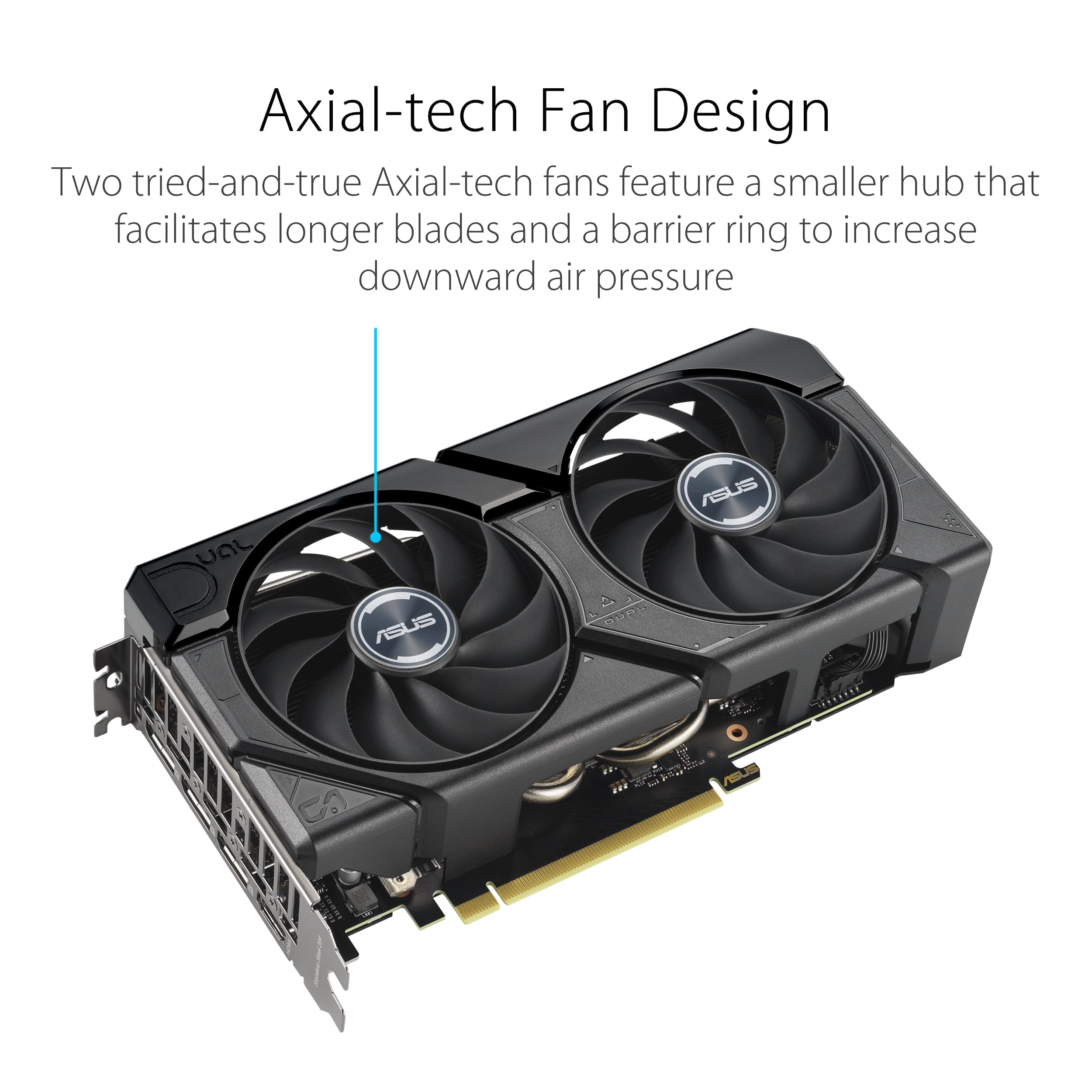 ASUS Dual GeForce RTX™ 4060 EVO OC Edition 8GB GDDR6 (PCIe 4.0