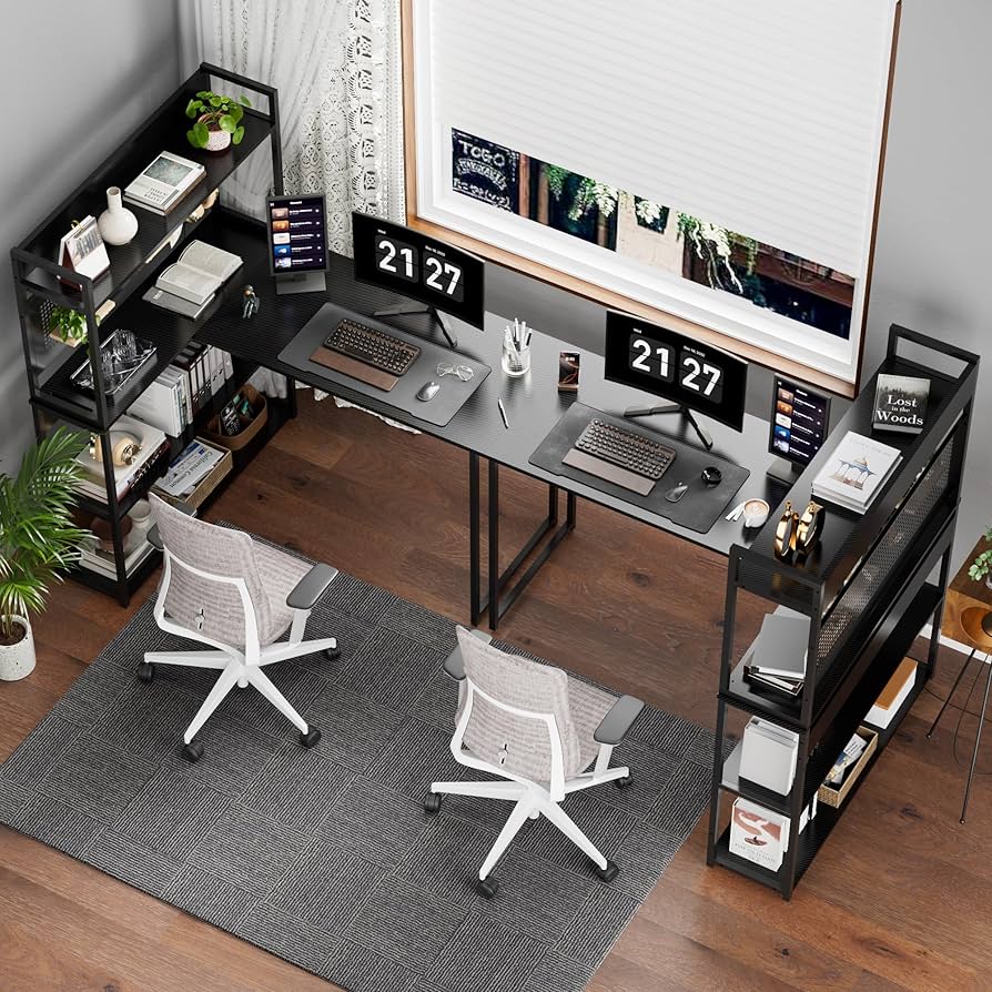 Amazon.co.jp: Alebert｢アレベルト｣ ゲーミングデスク パソコンデスク