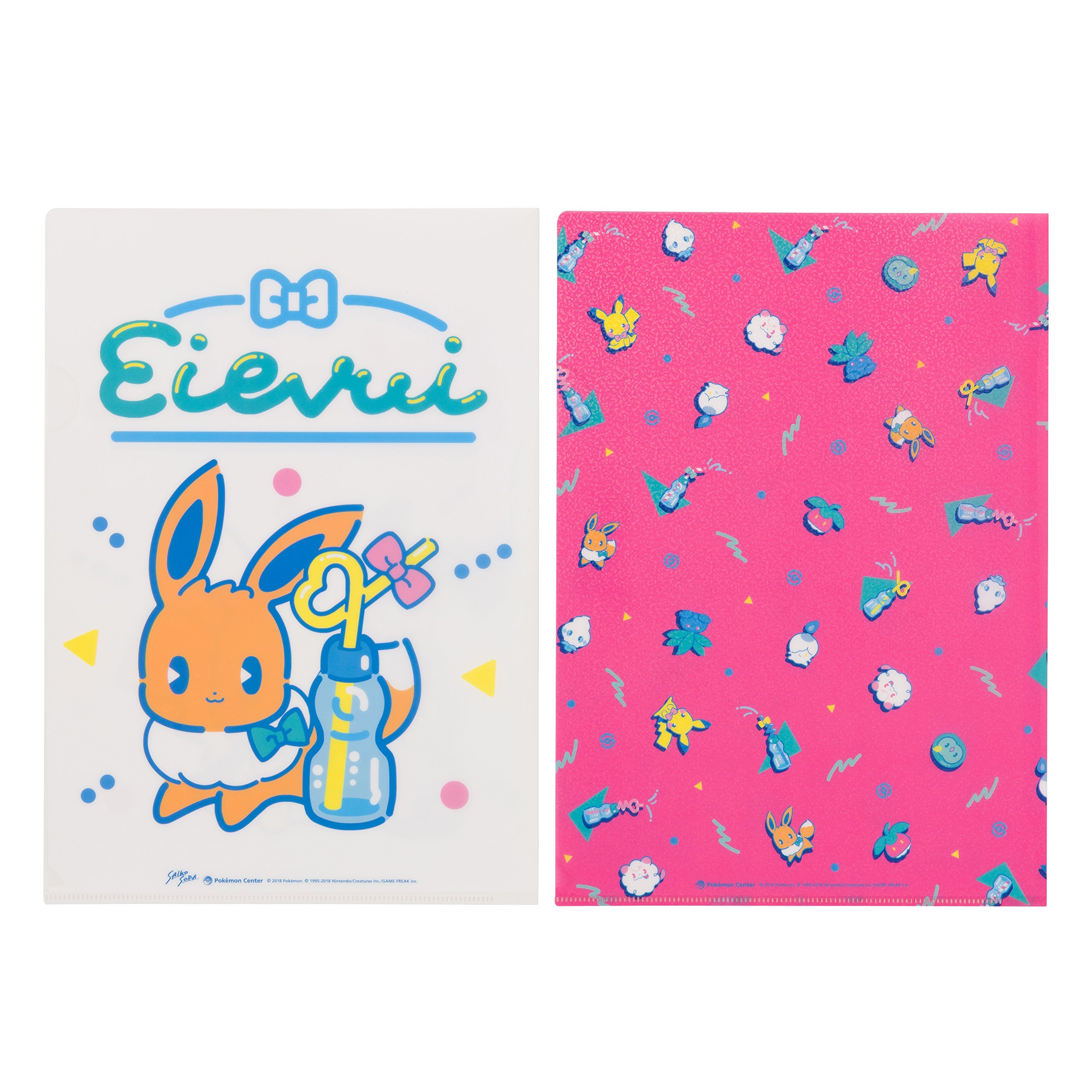 Amazon.co.jp: ポケモンセンターオリジナル A4クリアファイル2枚セット