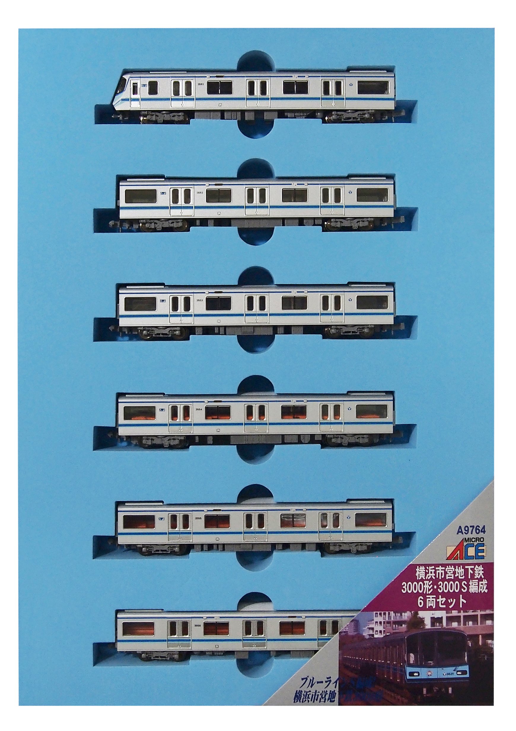 Amazon | マイクロエース Nゲージ 横浜市営地下鉄3000形・3000S編成 6