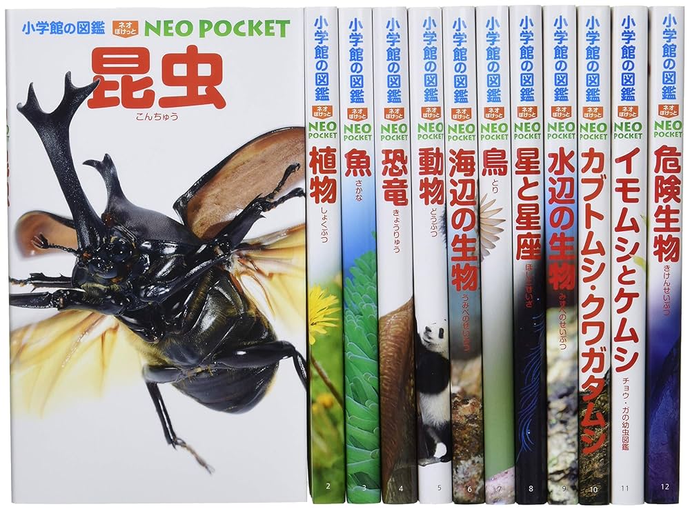 小学館の図鑑NEO 12冊セット 小学館の図鑑NEO 12冊セット 児童書・