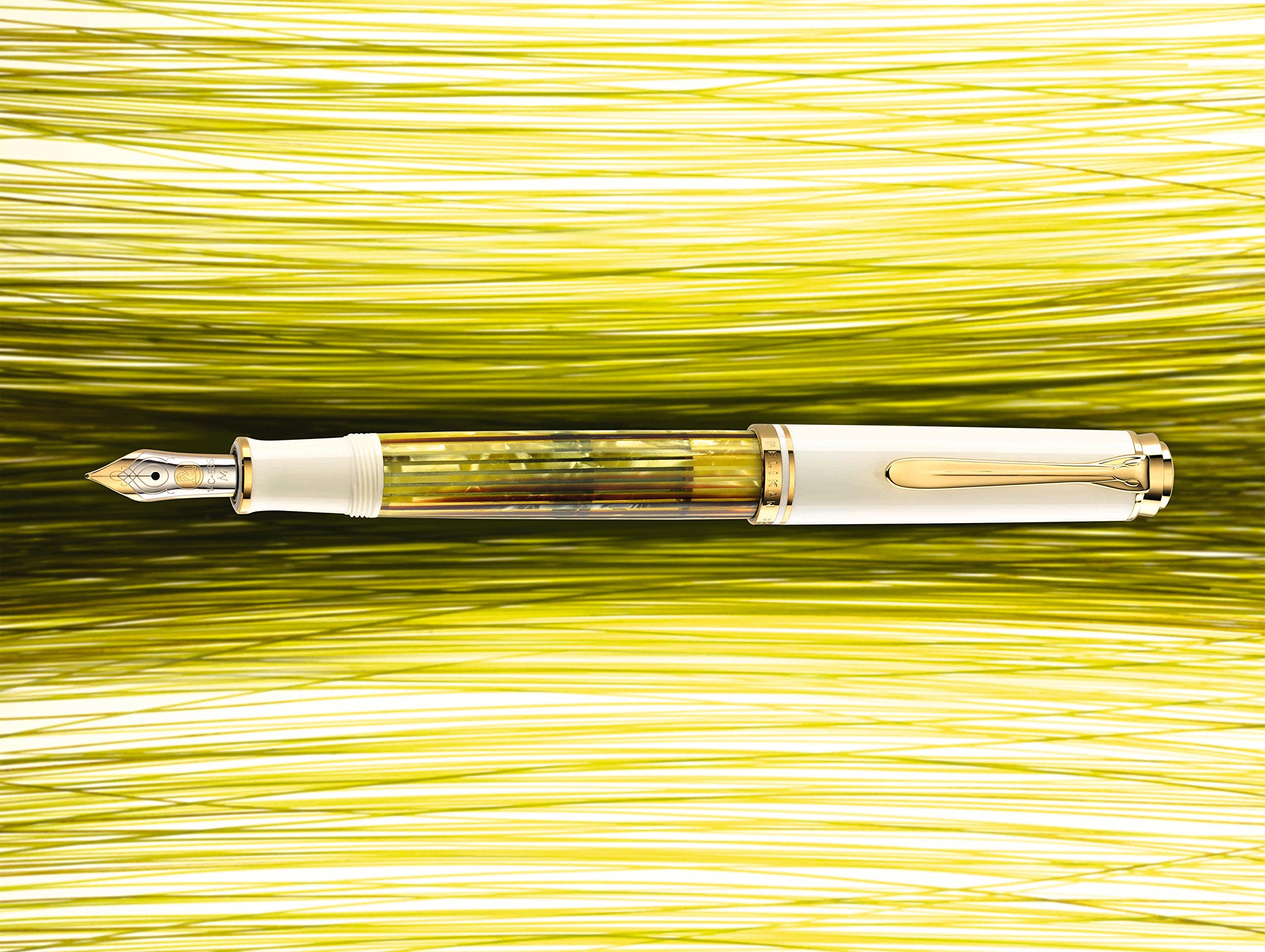 Amazon | Pelikan ペリカン 万年筆 B 太字 スーベレーン ホワイト