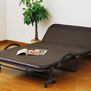 Amazon｜山善(YAMAZEN) 折りたたみベッド セミダブル 14段階