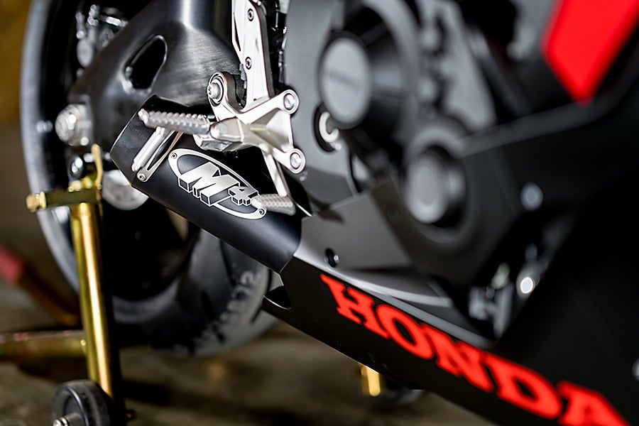 2017-2026 Honda CBR1000RR Slip-On GP Black – Shop M4 Exhaust