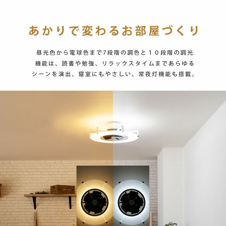 シーリングファン パネライトサーキュレーター 10畳用 JE-CF030