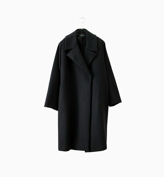 フォローコート 」BLACK「Follow Coat」BLACKsoutiencollar（ステン